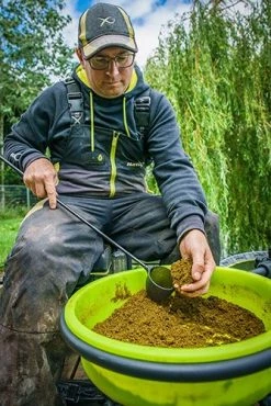 Best Sale ⭐ Matrix 3D-R X-Strong Bucket Hoop Inc Lime Bowl Seat Box Accessories 🎉 -Prologic Fishing Official 3d r groundbait hoop in use 14