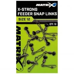 Buy ❤️ Matrix X-Strong Feeder Snap Links Terminal Tackle 🛒