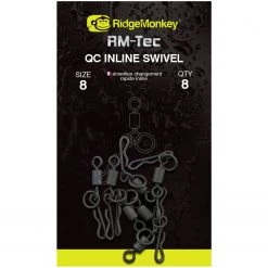 Hot Sale ✨ Ridge Monkey RidgeMonkey RM-Tec Quick Change Inline Swivel Terminal Tackle 🥰