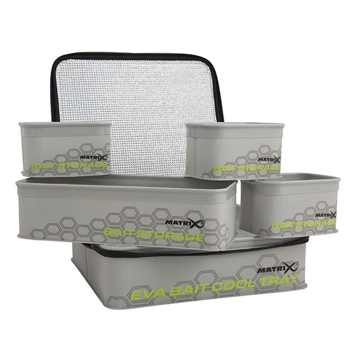 Best deal 👍 Matrix EVA Bait Cooler Tray Light Grey Inc 4 Tubs Luggage ❤️ 2 Best deal 👍 Matrix EVA Bait Cooler Tray Light Grey Inc 4 Tubs Luggage ❤️ - Image 2