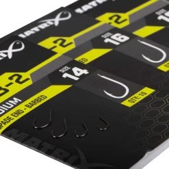 Cheap 😍 Matrix MXB-2 Medium Spade End Barbed Hooks Terminal Tackle 🧨 -Prologic Fishing Official matrix mxb 2 medium spade end barbed hooks 2 1