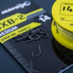 Cheap 😍 Matrix MXB-2 Medium Spade End Barbed Hooks Terminal Tackle 🧨 -Prologic Fishing Official matrix mxb 2 medium spade end barbed hooks 4 1