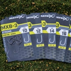 Outlet 😍 Matrix MXB-3 Strong Spade End Barbed Hooks Terminal Tackle 👍 -Prologic Fishing Official matrix mxb 3 strong spade end barbed hooks 3 1