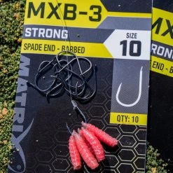 Outlet 😍 Matrix MXB-3 Strong Spade End Barbed Hooks Terminal Tackle 👍 -Prologic Fishing Official matrix mxb 3 strong spade end barbed hooks 4 1
