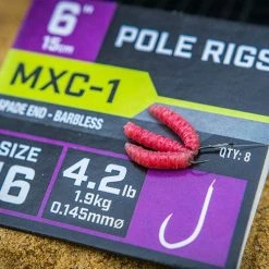 Hot Sale ❤️ Matrix MXC-1 Spade End Barbless Pole Rigs 15cm Terminal Tackle 👏 -Prologic Fishing Official matrix mxc 1 spade end barbless pole rigs 15cm 4 1