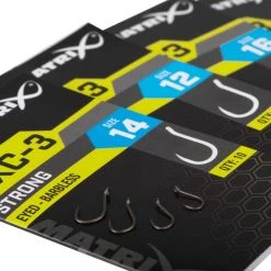 Promo 🎉 Matrix MXC-3 Strong Eyed Barbless Hooks Terminal Tackle 🧨 -Prologic Fishing Official matrix mxc 3 strong eyed barbless hooks 2 1