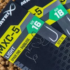 Best reviews of ⌛ Matrix MXC-5 Light Spade End Barbless Hooks Terminal Tackle ⌛ -Prologic Fishing Official matrix mxc 5 light spade end barbless hooks 8 1