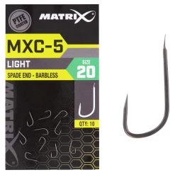 Best reviews of ⌛ Matrix MXC-5 Light Spade End Barbless Hooks Terminal Tackle ⌛