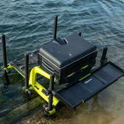 Hot Sale 💯 Matrix Slim Extending Side Tray Seat Box Accessories ✨ -Prologic Fishing Official matrix slim extending side tray in use 5