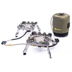 Discount 🛒 Ridge Monkey RidgeMonkey Quad Connect Stove Pro Full Kit Cooking Equipment 🔔