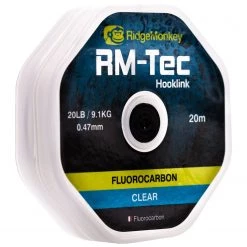 Promo 🥰 Ridge Monkey RidgeMonkey RM-Tec Fluorocarbon Hooklink Line 🎁 -Prologic Fishing Official ridgemonkey rm tec flourocarbon hooklink 1 1