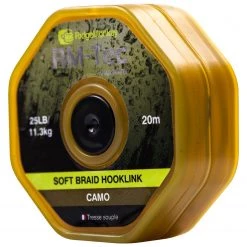 Wholesale 😍 Ridge Monkey RidgeMonkey RM-Tec Soft Braid Hooklink Line 😍 -Prologic Fishing Official ridgemonkey rm tec soft braid hooklink camo 3