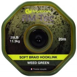 Wholesale 😍 Ridge Monkey RidgeMonkey RM-Tec Soft Braid Hooklink Line 😍 -Prologic Fishing Official ridgemonkey rm tec soft braid hooklink weed green 1
