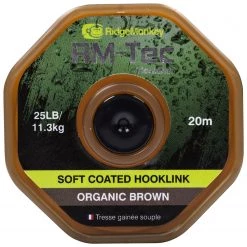 Budget ❤️ Ridge Monkey RidgeMonkey RM-Tec Soft 🧥 Coated Hooklink Line 🎉 17 Budget ❤️ Ridge Monkey RidgeMonkey RM-Tec Soft 🧥 Coated Hooklink Line 🎉 -Prologic Fishing Official ridgemonkey rm tec soft coated hooklink organic brown 1