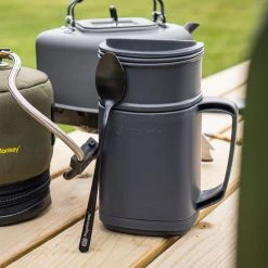 Top 10 🌟 Ridge Monkey RidgeMonkey ThermoMug DLX Brew Set Grey Cooking Equipment ✔️ -Prologic Fishing Official ridgemonkey thermomug dlx brew set grey 4 1