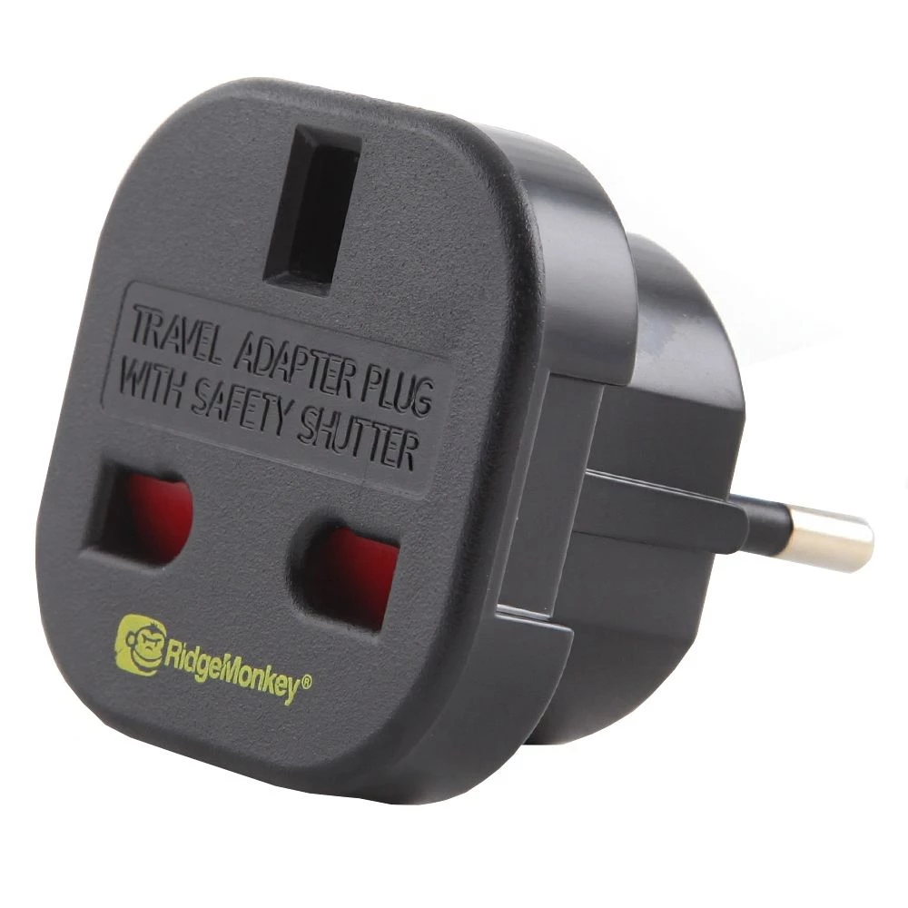 Top 10 ⭐ Ridge Monkey RidgeMonkey Vault UK 3 Pin to EU 2 Pin Travel Adaptor Miscellaneous ✨